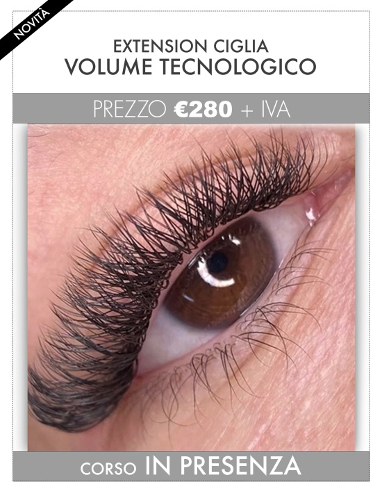 IN PRESENZA - Corso extension ciglia volume tecnologico | Kalentin corsi professionali