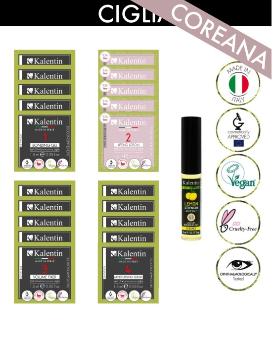 CISTEAMMINA UNA LASH  20 monodosi laminazione ciglia (5 applicazioni) + Lemon  | Kalentin cosmetici di qualità