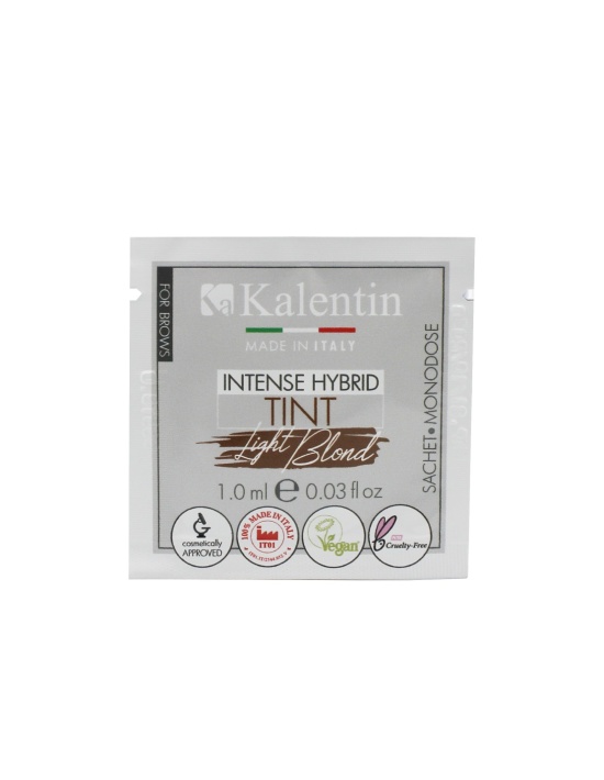 Tinta Intense Hybrid per sopracciglia preattivata - Biondo chiaro 1ml| Kalentin cosmetici di qualità