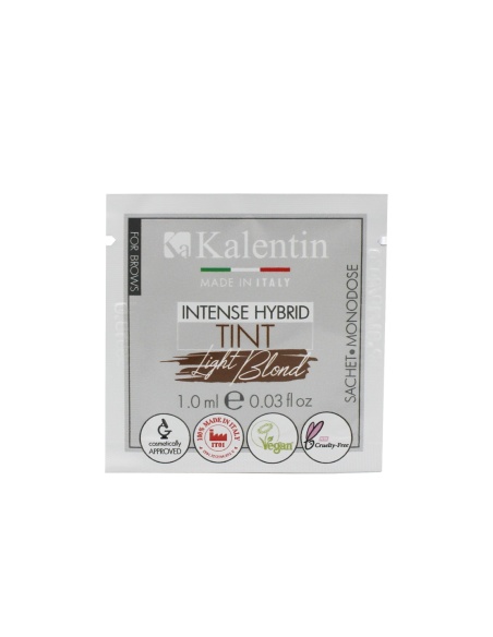 Tinta Intense Hybrid per sopracciglia preattivata - Biondo chiaro 1ml| Kalentin cosmetici di qualità