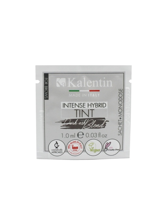 Tinta Intense Hybrid per sopracciglia preattivata - Biondo scuro cenere 1ml| Kalentin cosmetici di qualità