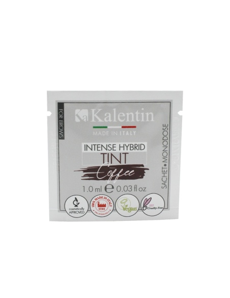 Tinta Intense Hybrid per sopracciglia preattivata - Caffè 1ml| Kalentin cosmetici di qualità