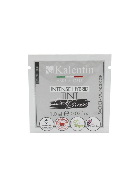 Tinta Intense Hybrid per sopracciglia preattivata - Castano scuro 1ml| Kalentin cosmetici di qualità