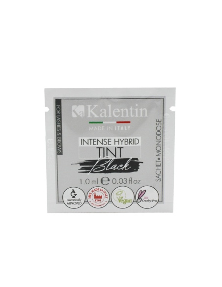 Tinta Intense Hybrid per ciglia e sopracciglia preattivata - Nero 1ml| Kalentin cosmetici di qualità