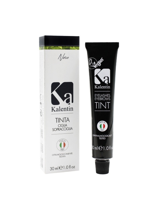 Tinta ibrida effetto henné per ciglia e sopracciglia nero| Kalentin cosmetici professionali