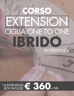 Corso extension ciglia metodo one to one + ibrido | Kalentin corsi pro