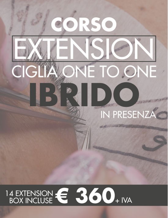 Corso extension ciglia metodo one to one + ibrido | Kalentin corsi pro
