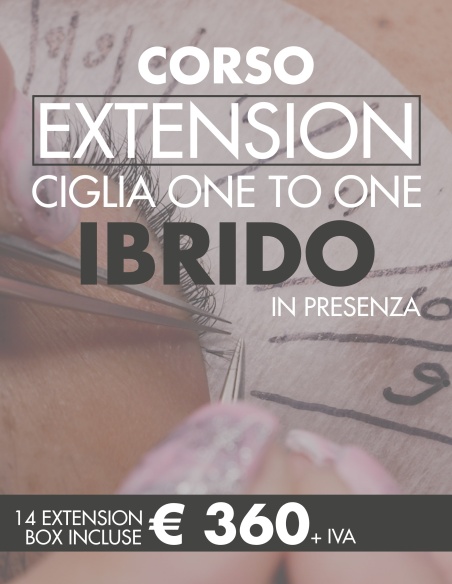 Corso extension ciglia metodo one to one + ibrido | Kalentin corsi pro