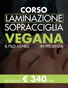 IN PRESENZA - Corso laminazione sopracciglia vegana + tintura, filler & filo arabo| Kalentin corsi pro
