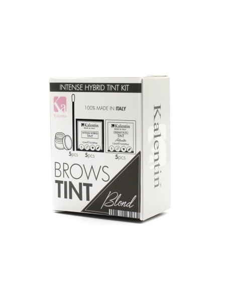 KIT TINTA sopracciglia BIONDO Intense Hybrid - 10 pezzi | Kalentin cosmetici di qualità