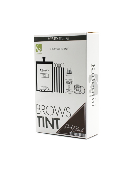 KIT TINTA sopracciglia BIONDO SCURO Ibrida effetto henné | Kalentin cosmetici di qualità