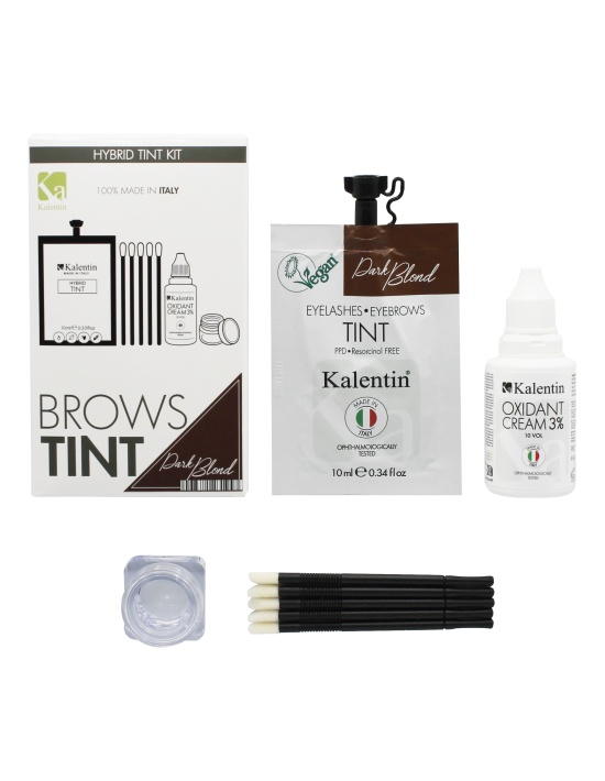 KIT TINTA sopracciglia BIONDO SCURO Ibrida effetto henné | Kalentin cosmetici di qualità
