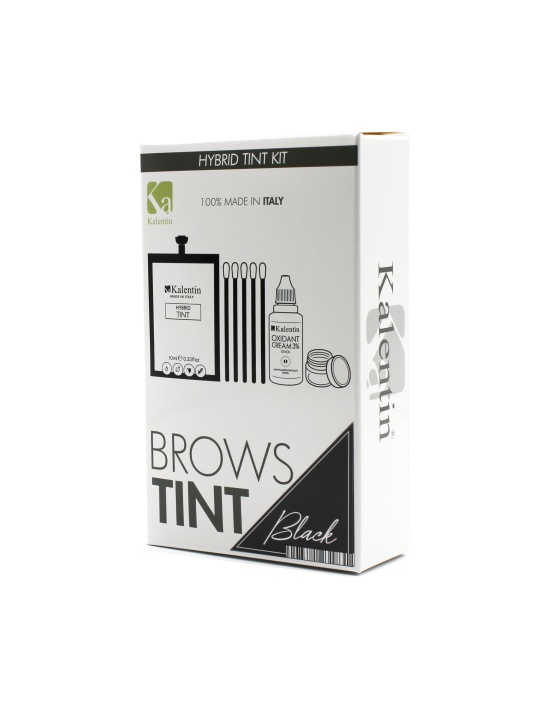 KIT TINTA sopracciglia NERO Ibrida effetto henné | Kalentin cosmetici di qualità