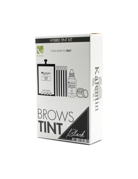 KIT TINTA sopracciglia NERO Ibrida effetto henné | Kalentin cosmetici di qualità