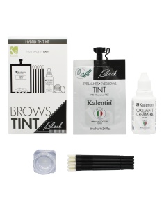 KIT TINTA sopracciglia NERO Ibrida effetto henné | Kalentin cosmetici di qualità 2