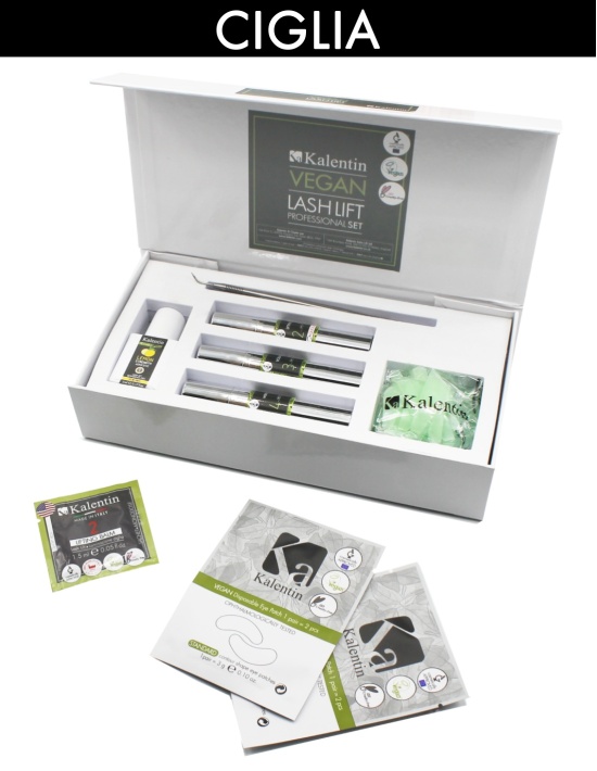 SET VEGANO di prodotti per laminazione ciglia (25 applicazioni) | Kalentin cosmetici di qualità