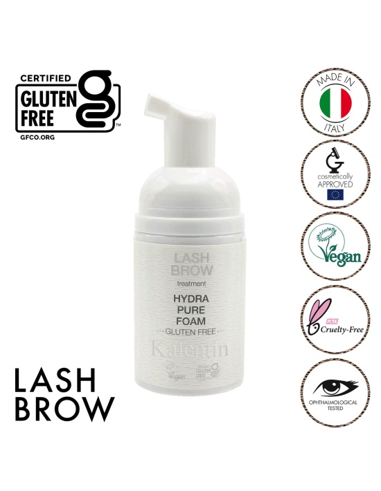 HYDRA PURE FOAM GLUTEN FREE - Schiuma detergente ciglia sopracciglia