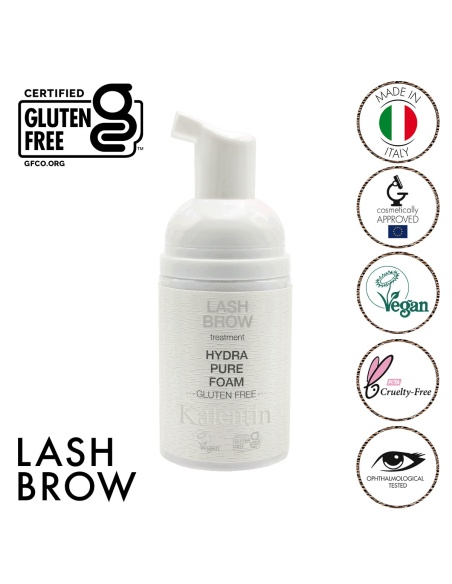 HYDRA PURE FOAM GLUTEN FREE - Schiuma detergente ciglia sopracciglia