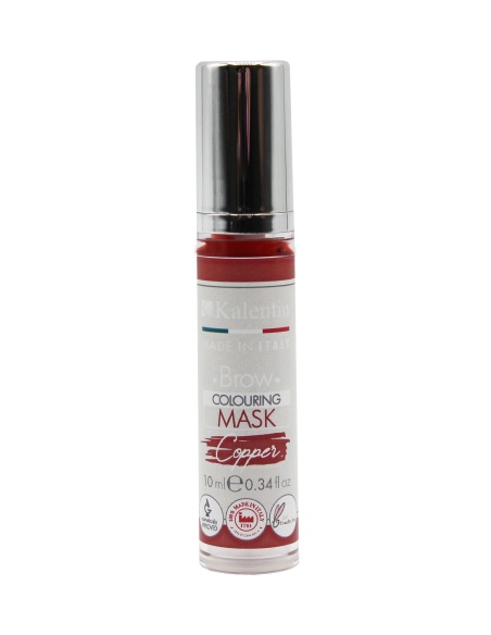 Maschera colorata ravvivante per sopracciglia Rame - 10ml | Kalentin