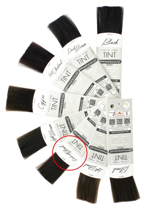 KIT TINTA sopracciglia BIONDO SCURO CENERE Intense Hybrid - 10 pezzi | Kalentin cosmetici di qualità