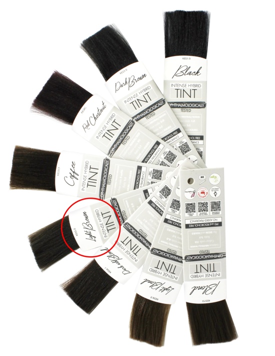 KIT TINTA sopracciglia CASTANO CHIARO Intense Hybrid - 10 pezzi | Kalentin cosmetici di qualità