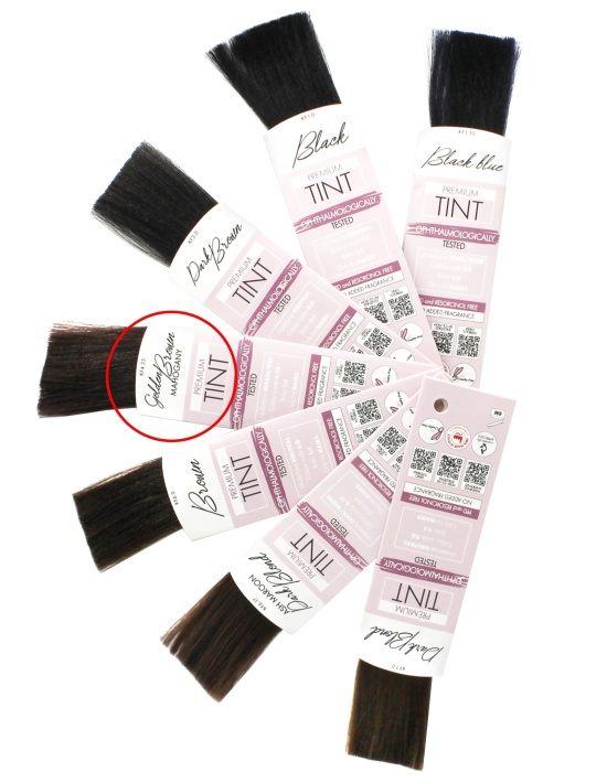 Tinta per ciglia e sopracciglia castano dorato mogano - 30ml | Kalentin