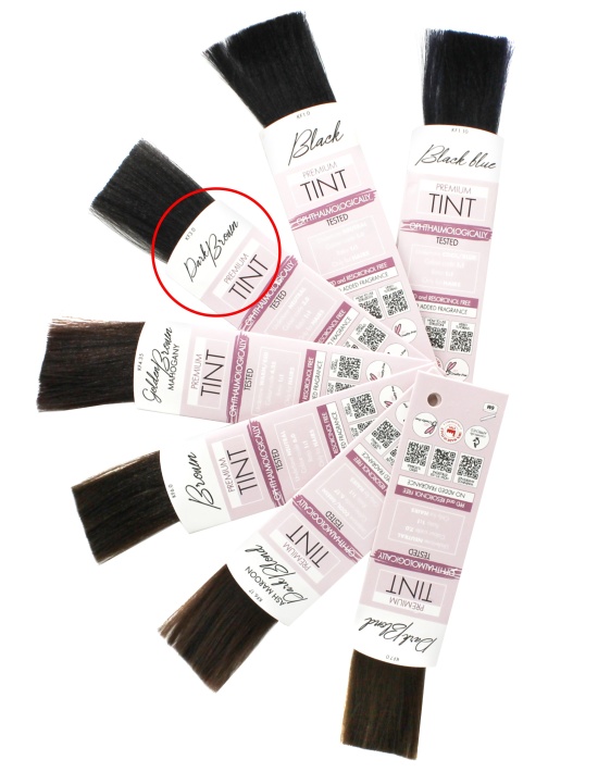 Tinta per ciglia e sopracciglia castano scuro - 30ml | Kalentin