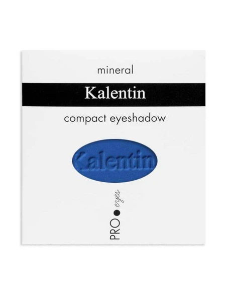Matte cobalt blue mineral eye shadow - No 81 Majorca | Kalentin sustainable cosmetic brand