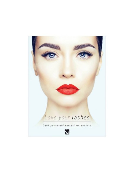 Eyelash extension poster | Kalentin sustainable lash brand