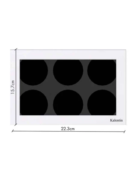 Palette vuota per composizione makeup - 6 spazi|Kalentin sustainable cosmetic brand