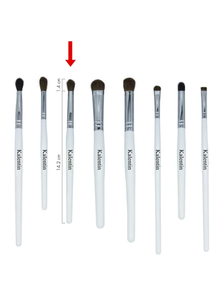Pennello per makeup argento - KC4 | Kalentin Cosmetics