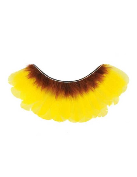 feather detail strip lash