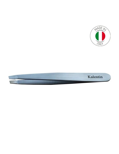 Pinzetta con punta obliqua | Kalentin sustainable lash brand