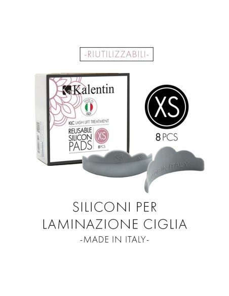 Pads in silicone riutilizzabili XS - Box 8 pezzi (4 paia) | Kalentin cosmetici professionali