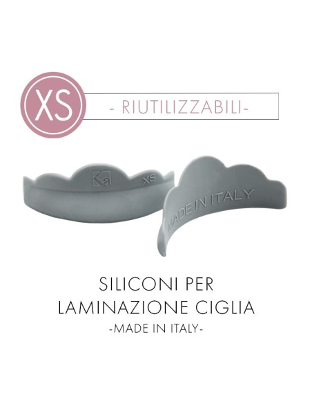 Pads in silicone riutilizzabili XS - Box 8 pezzi (4 paia) | Kalentin cosmetici professionali