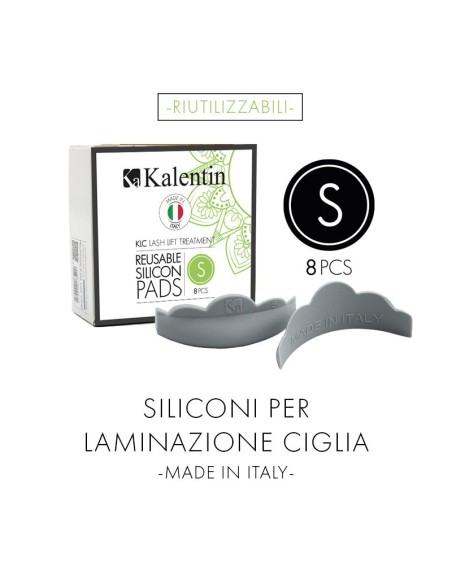 Pads in silicone riutilizzabili S - Box 8 pezzi (4 paia) | Kalentin cosmetici professionali