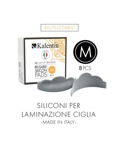 Pads in silicone riutilizzabili M - Box 8 pezzi (4 paia) | Kalentin cosmetici professionali