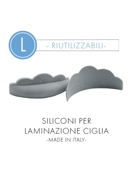 Pads in silicone riutilizzabili L - Box 8 pezzi (4 paia)| Kalentin cosmetici professionali