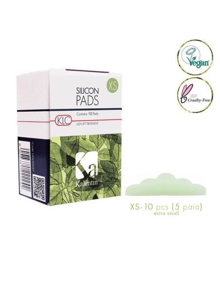 Pads vegani in silicone verde 5 paia - Extra Small | Kalentin