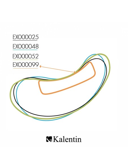 Mini patch forati per occhi - 100 pezzi (50 paia) | Kalentin