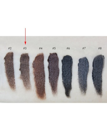 Ombretto gel per sopracciglia - 3 Castano | Kalentin