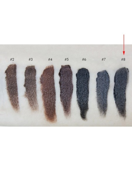 Ombretto gel per sopracciglia - 8 Nero | Kalentin