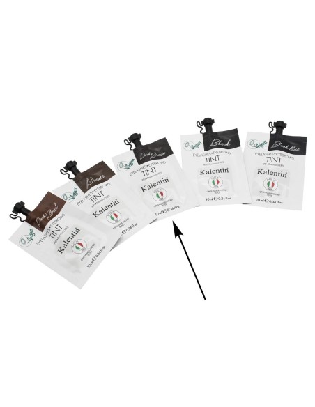 Tinta ibrida effetto henné per ciglia e sopracciglia preattivata - Castano Scuro | Kalentin cosmetici di qualità