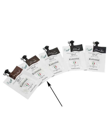 Tinta ibrida effetto henné per ciglia e sopracciglia preattivata - Castano| Kalentin cosmetici di qualità