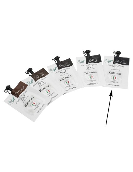 Tinta ibrida effetto henné per ciglia e sopracciglia preattivata - Nero Blu| Kalentin cosmetici di qualità