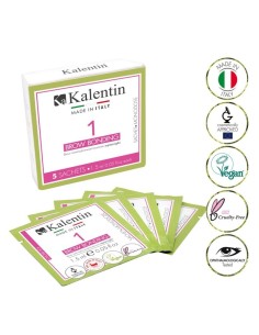 BROW BONDING VEGANO 5 monodosi da 1,5ml (laminazione sopracciglia) | Kalentin laminazione sopracciglia