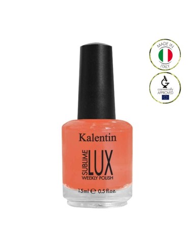 Smalto per unghie arancione  - Sublime Lux n.25 │Kalentin