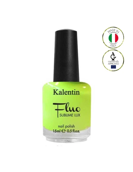 Smalto per unghie giallo - Sublime Lux Fluo │Kalentin