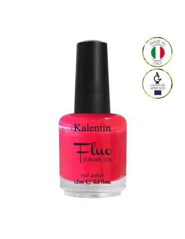 Smalto per unghie rosa scuro - Sublime Lux Fluo  │Kalentin