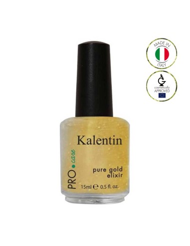 Smalto per unghie curativo emolliente con oro | Kalentin